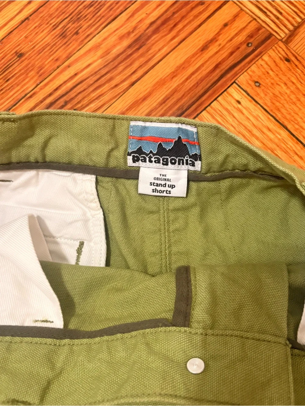 Men’s Patagonia Olive Stand Up Shorts